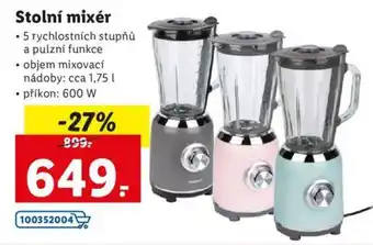 Lidl Stolní mixér nádoby: cca 1,75l • příkon: 600 W nabídka