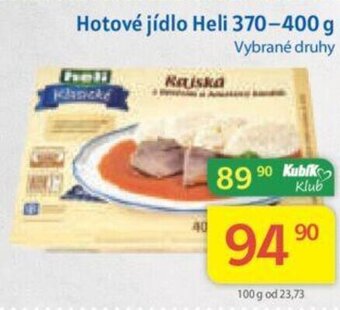 Kubík potraviny Hotové jídlo Heli 370-400 g nabídka