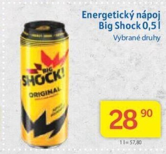 Kubík potraviny Energetický nápoj Big Shock 0,5l nabídka