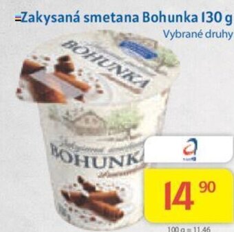 Kubík potraviny Zakysaná smetana Bohunka 130 g nabídka
