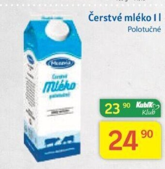 Kubík potraviny Čerstvé mléko 1l nabídka