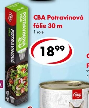 CBA CBA Potravinová fólie 30 m nabídka