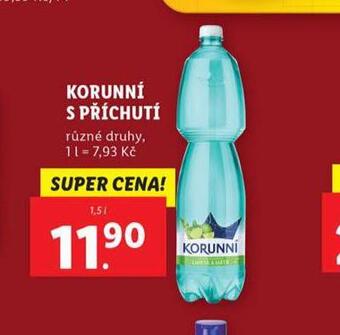 Lidl Korunní s příchutí nabídka