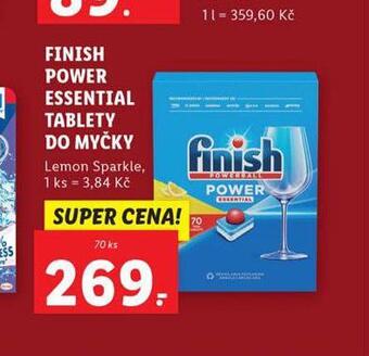 Lidl Finish power essential tablety do myčky nabídka