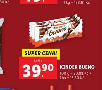 Lidl Kinder bueno nabídka