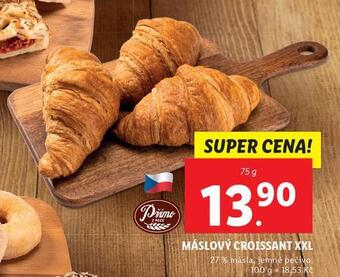 Lidl Máslový croissant xxl nabídka