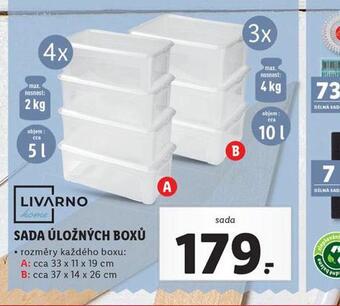 Lidl Sada úložných boxů nabídka