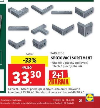 Lidl Spojovací sortiment nabídka