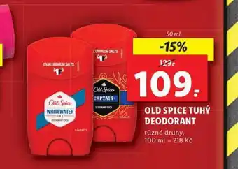 Lidl Old spice tuhý deodorant nabídka