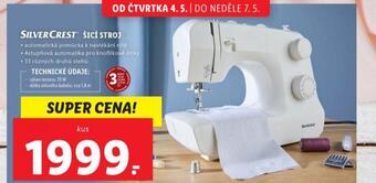 Lidl Šicí stroj nabídka