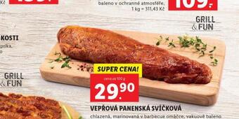 Lidl Vepřová panenská svíčková nabídka