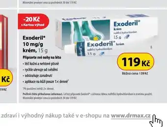 Dr. Max Exoderil krém nabídka