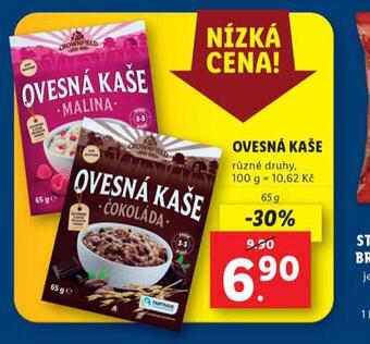 Lidl Ovesná kaše nabídka