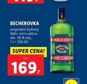 Lidl Becherovka nabídka