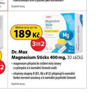 Dr. Max Dr. max magnesium sticks nabídka