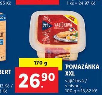 Lidl Pomazánka xxl nabídka