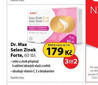 Dr. Max Dr. max selen zinek forte nabídka