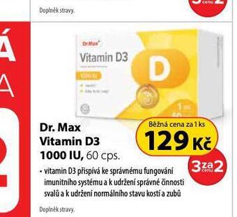 Dr. Max Dr. max vitamin d3 1000 iu nabídka