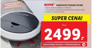 Lidl Robotický vysavač vr one nabídka