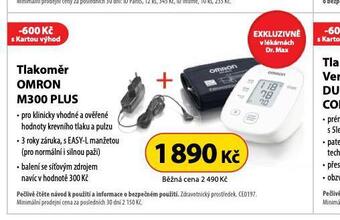 Dr. Max Tlakoměr omron m300 plus nabídka