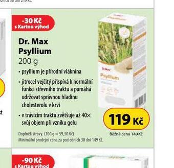 Dr. Max Dr. max psyllium nabídka