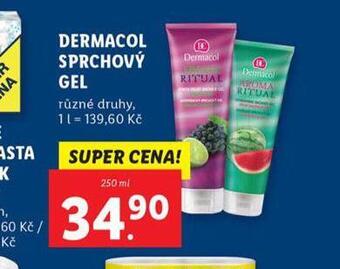 Lidl Dermacol sprchový gel nabídka