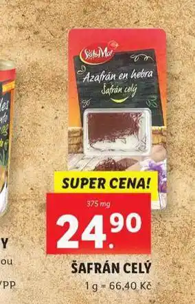 Lidl Šafrán celý nabídka