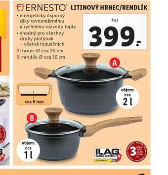 Lidl Litinový hrnec / rendlík nabídka