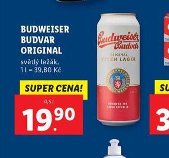 Lidl Pivo budweiser budvar original nabídka