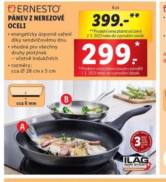Lidl Pánev z nerezové oceli nabídka
