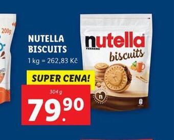 Lidl Nutella biscuits nabídka