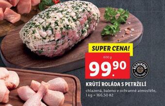 Lidl Krůtí roláda s petrželí nabídka