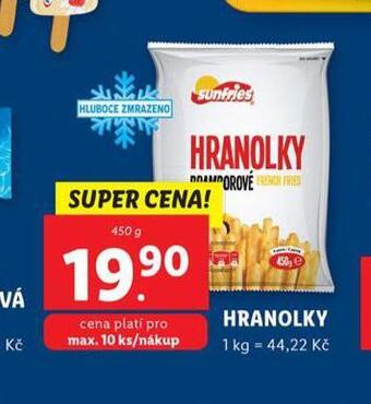 Lidl Hranolky nabídka