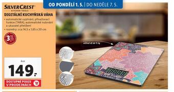 Lidl Digitální kuchyňská váha nabídka