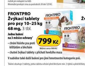 Dr. Max Frontpro žvýkací tablety pro psy 10-25 kg nabídka