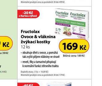Dr. Max Fructolax ovoce & vláknina nabídka