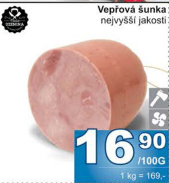 Jip Vepřová šunka nejvyšší jakosti 100g nabídka