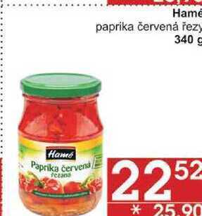Jip Hamé paprika červená řezy, 340 g nabídka