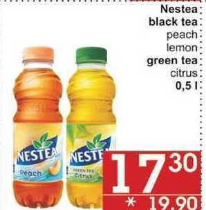Jip Nestea black tea peach, 0,5 l nabídka
