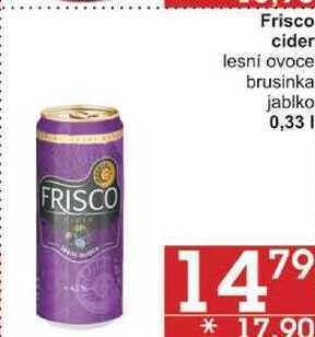 Jip Frisco cider lesní ovoce, 0,33 l nabídka