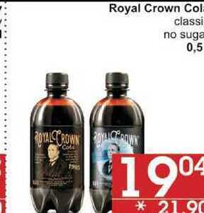 Jip Royal crown cola classic, 0,5 l nabídka