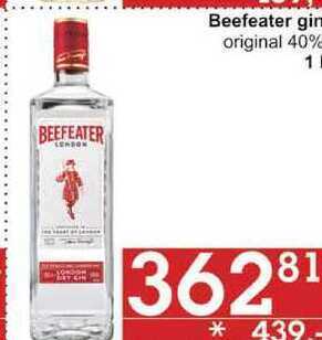 Jip Beefeater gin original 40%, 1 l nabídka
