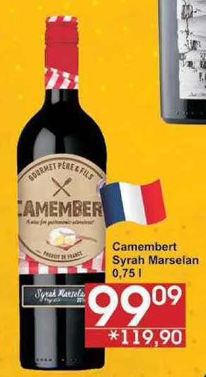 Jip Camembert syrah marselan, 0,75 l nabídka