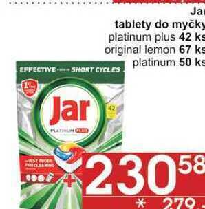 Jip Jar tablety do myčky platinum plus 42 ks nabídka