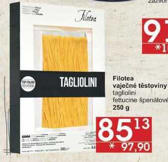 Jip Filotea vaječné těstoviny tagliolini, 250 g nabídka