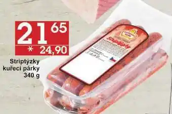 Jip Striptýzky kuřecí párky, 340g nabídka