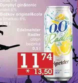 Jip Edelmeister radler citron, 0,5 l nabídka