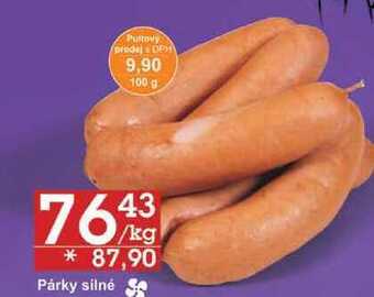 Jip Párky silné, 100 g nabídka