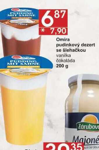 Jip Omira pudinkový dezert se šlehačkou vanilka, 200 g nabídka