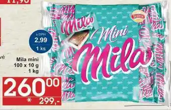 Jip Sedita mila mini 100 x 10 g, 1 kg nabídka